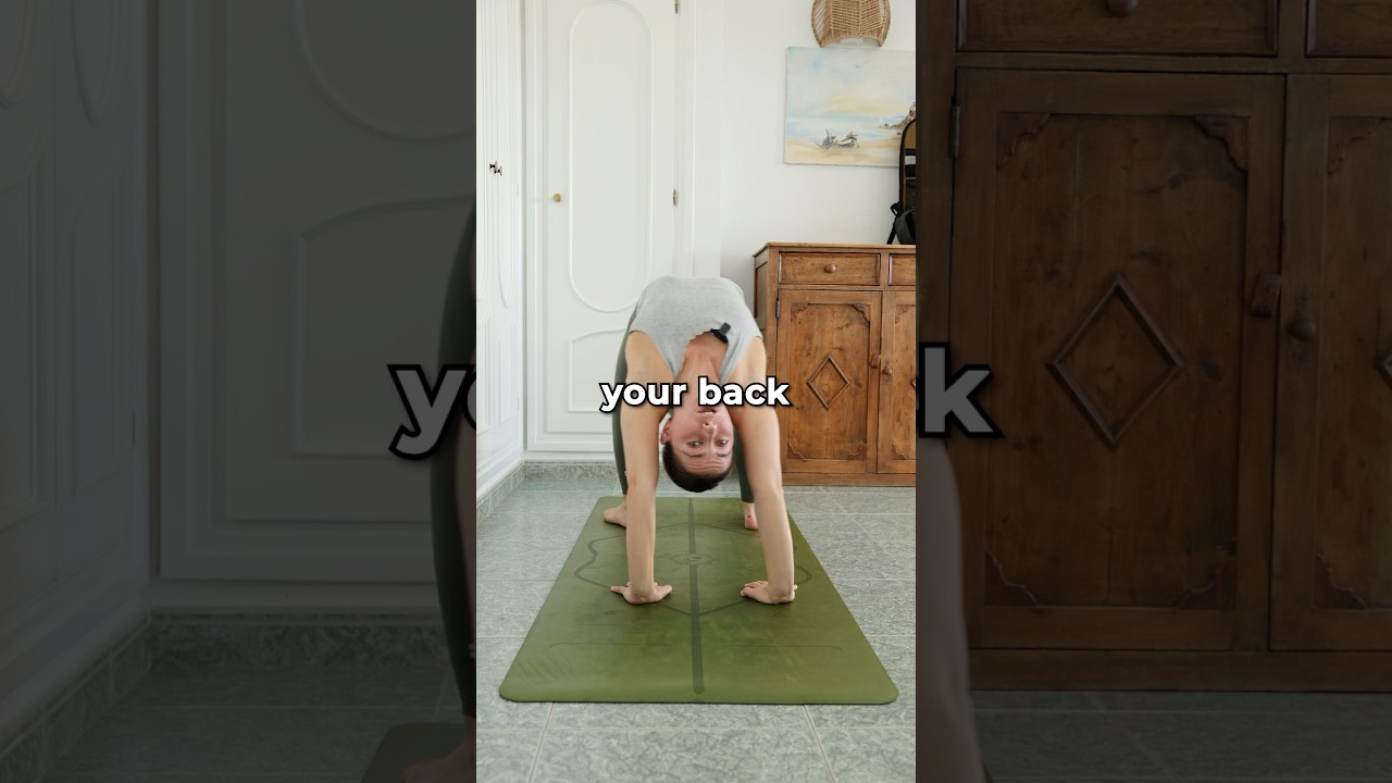Do this instead to improve back flexibility