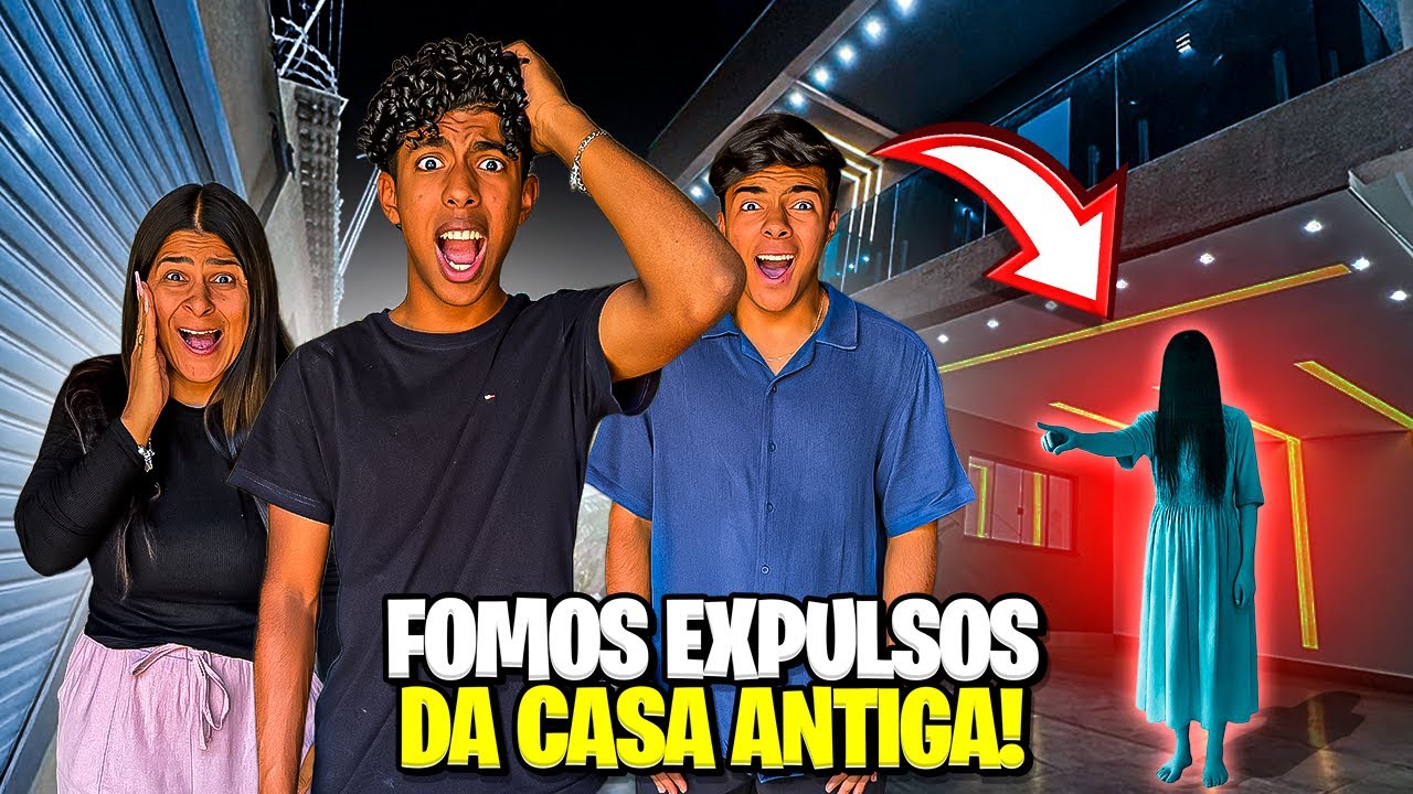 UMA ASSOMBRAÇÃO NOS EXPULSOU DA NOSSA ANTIGA CASA!! *oque vamos fazer?
