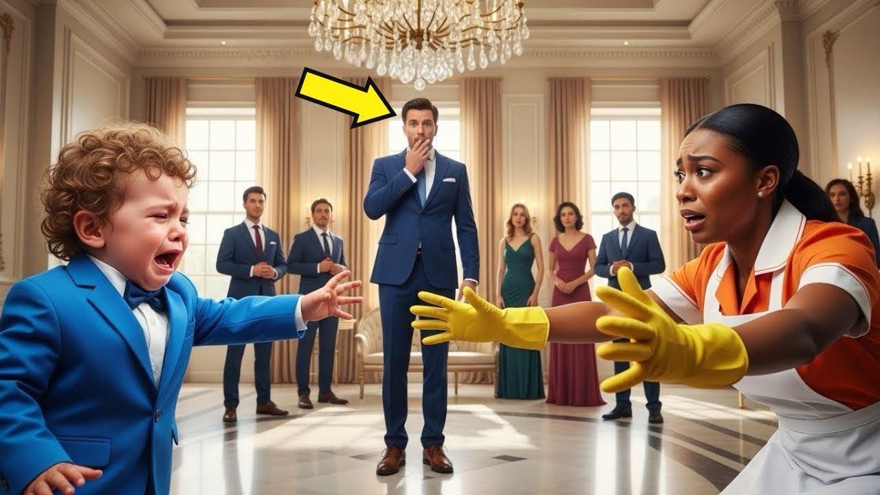 The Billionaire’s Baby Cried When He Saw the Maid — And His First Words Broke Everyone’s Heart