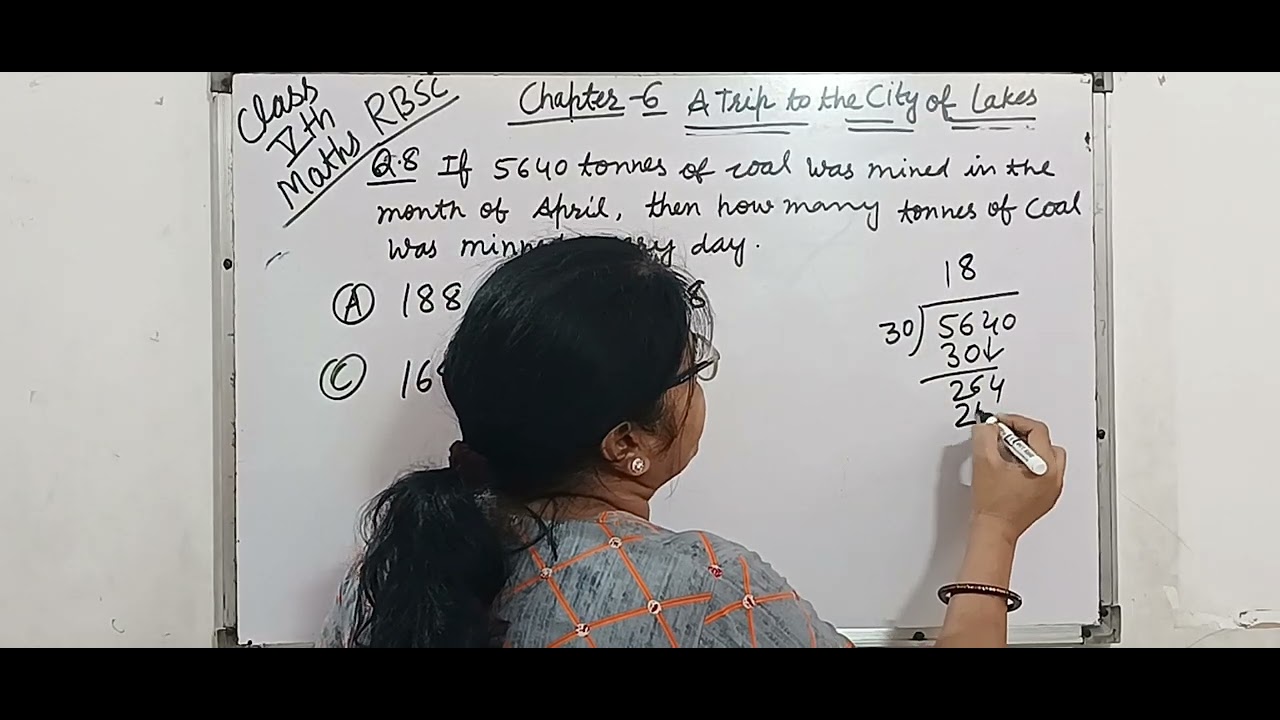 CLASS 5th || MATHS || Chapter 6 A Trip to the City of Lakes ll Part 1 ll New Book RBSE