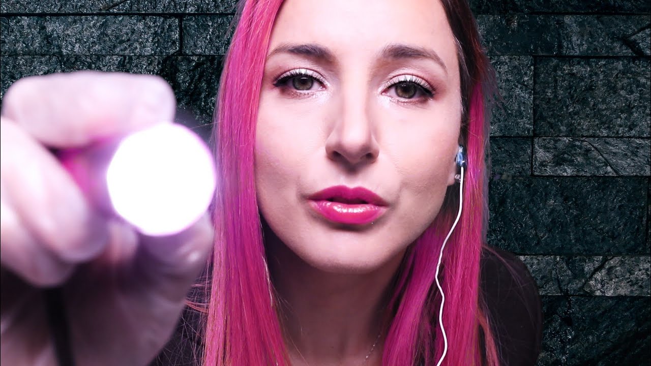 [ASMR] role play cranial nerve exam 50fps