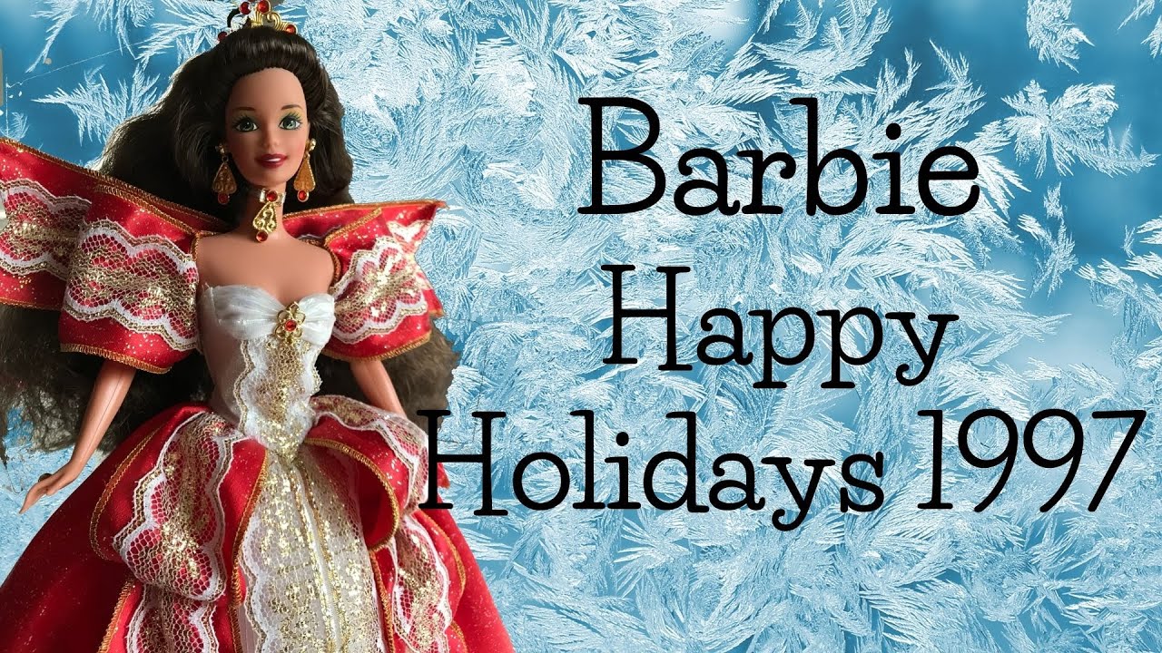 Распаковка рождественской куклы Barbie Happy Holidays 1997. Кукла на Новый год