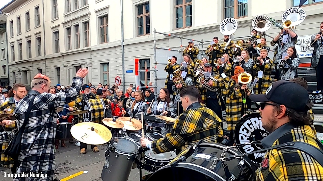Ohregrübler Nunnige – Guggenmusik Concert at Liestaler Fasnacht 2026 | Liestal