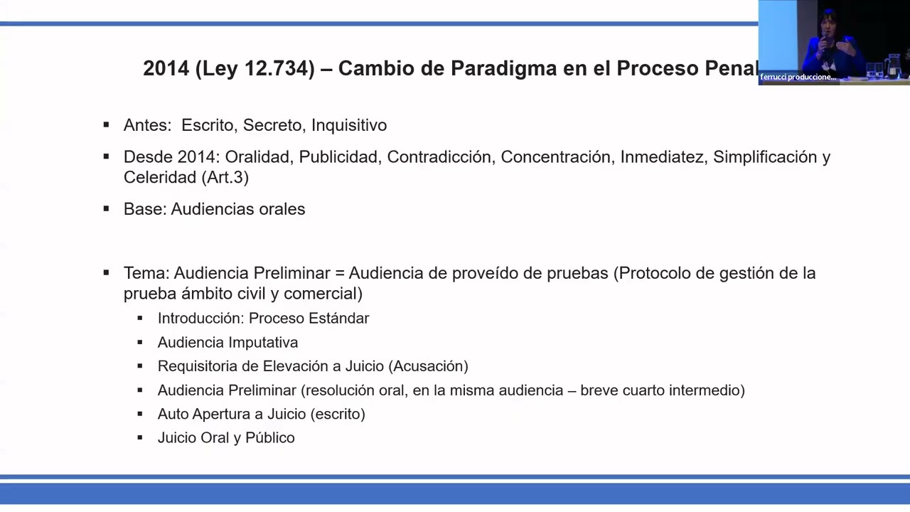 Curso de Oralidad en el Proceso Civil y Penal. 20/11/2025