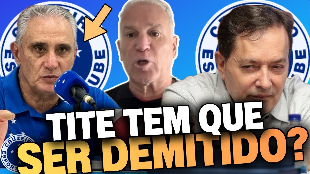 🚨DEMITIR TITE ENQUANTO A TEMPO É A MELHOR SOLUÇÃO PARA O CRUZEIRO? | CHINA AZUL NOTÍCIAS DE HOJE!