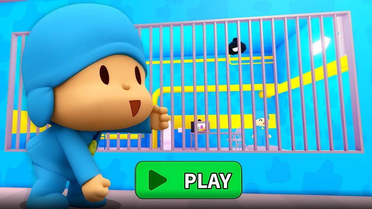 POCOYO’S PRISON RUN! 😱 Roblox Obby Escape (No Death)
