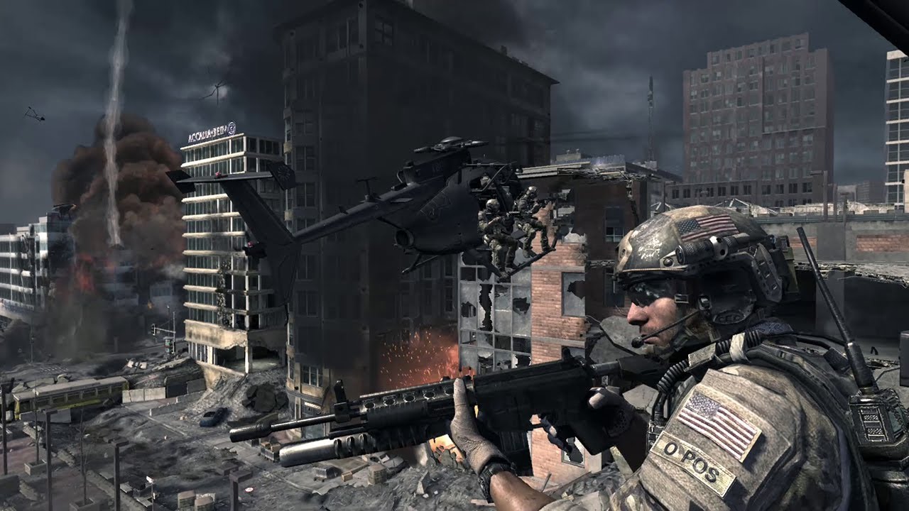 Epic Tactical Military Infiltration Gameplay from FPS Game Call of Duty Modern Warfare 3