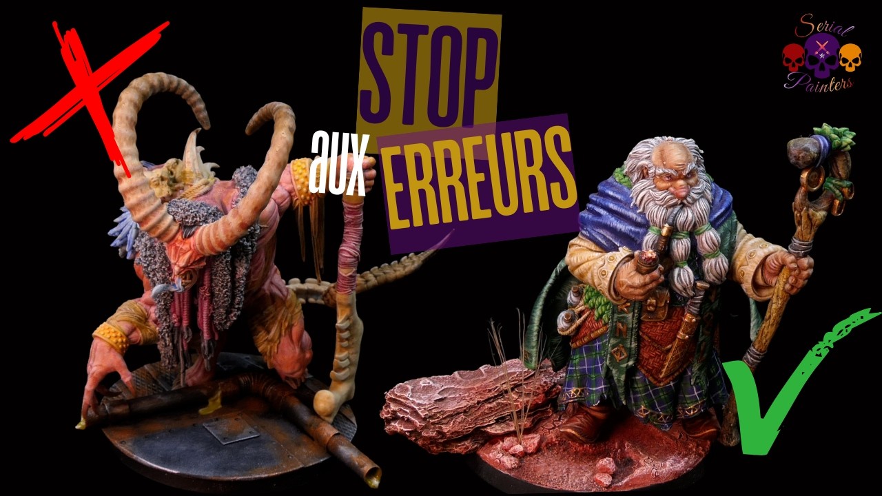 ARRETEZ DE FAIRE CES 3 ERREURS AVEC VOS SOCLES WARHAMMER