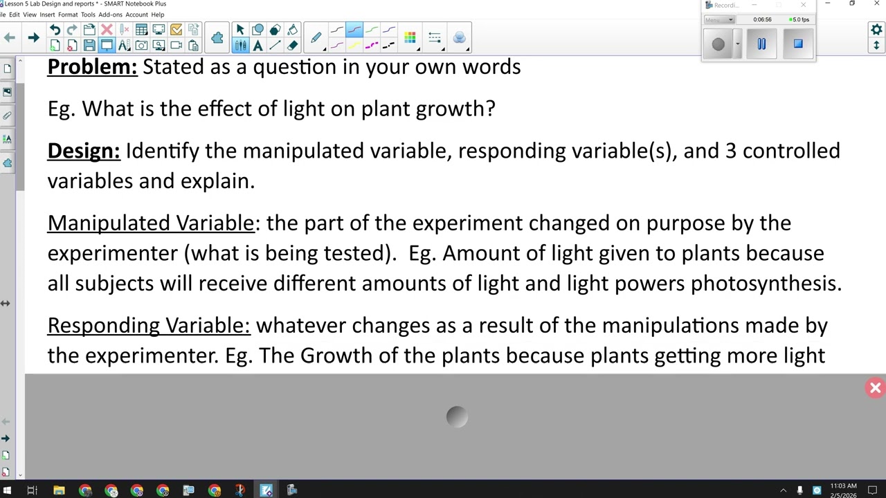 Science 10 Chemistry Lesson 4 Lab Report Expectations