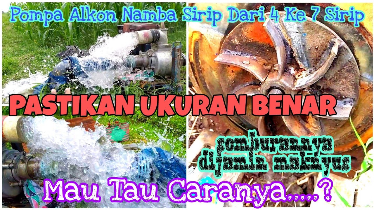 BENTUK DAM MODEL SIRIP KIPAS POMPA ALKON SETELAH DILAKUKAN MODIFIKASI PAKAI 7 SIRIP KIPAS
