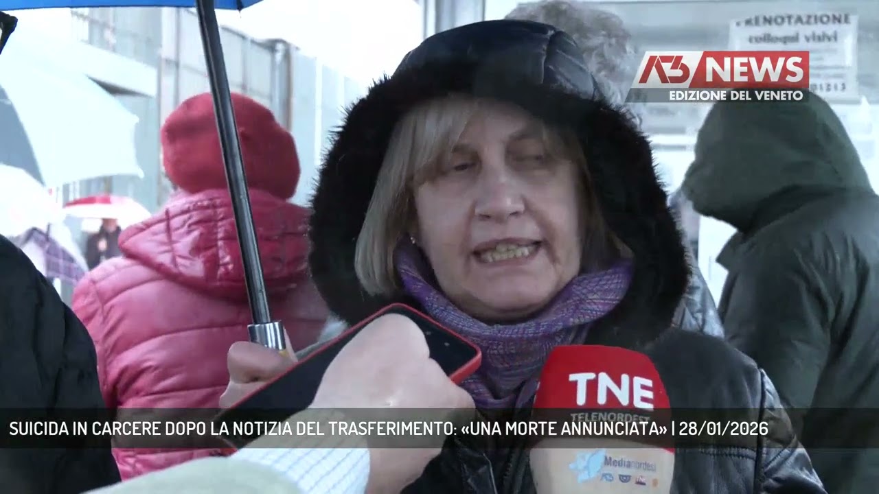 SUICIDA IN CARCERE DOPO LA NOTIZIA DEL TRASFERIMENTO: «UNA MORTE ANNUNCIATA» | 28/01/2026