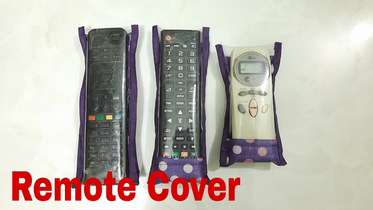 DIY: Remote Cover For TV Or AC, Very Easy Way Tutorial By Anamika Mishra....