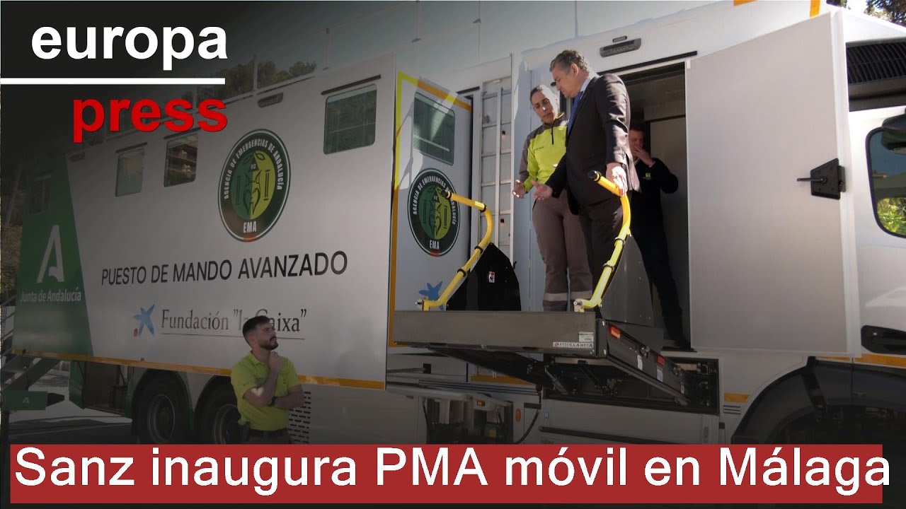 Sanz presenta en Benahavís un nuevo Puesto de Mando Avanzado para emergencias 