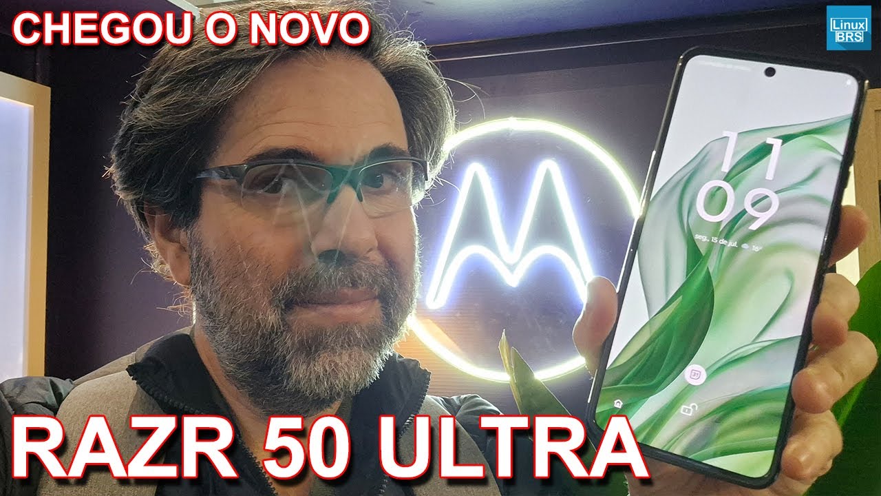 Chegou o NOVO MOTOROLA RAZR 50 ULTRA - Unboxing e Primeiras Impressões