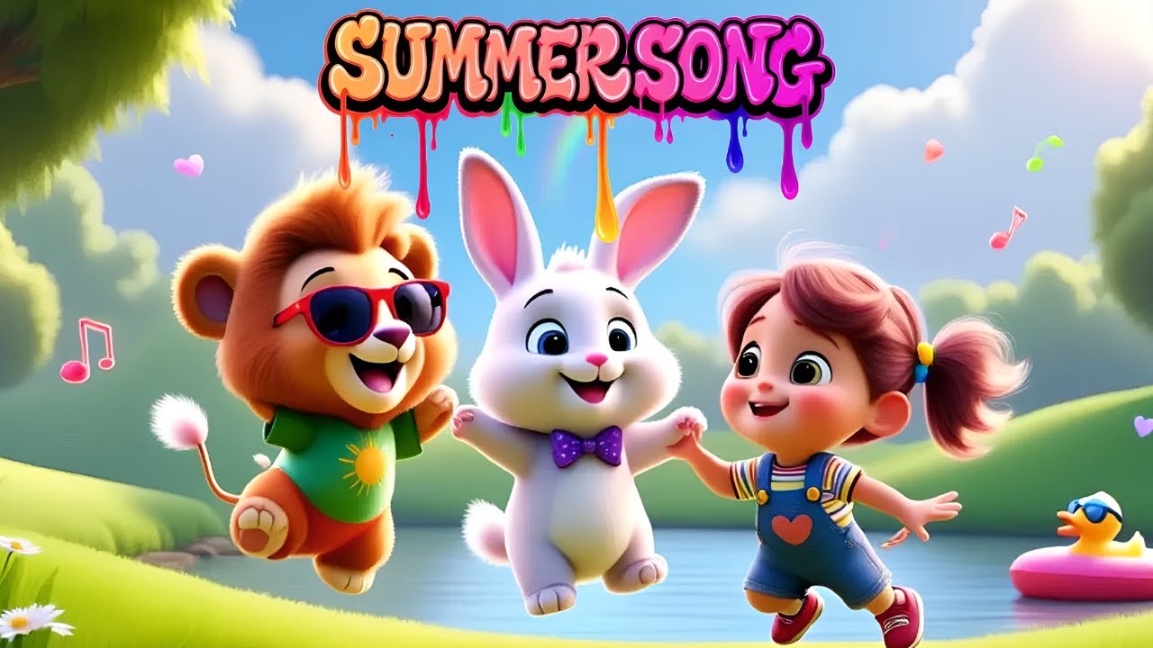 Summer Nursery Rhyme for Kids | Interactive Animated Children Music | Fun Season Cartoon Song