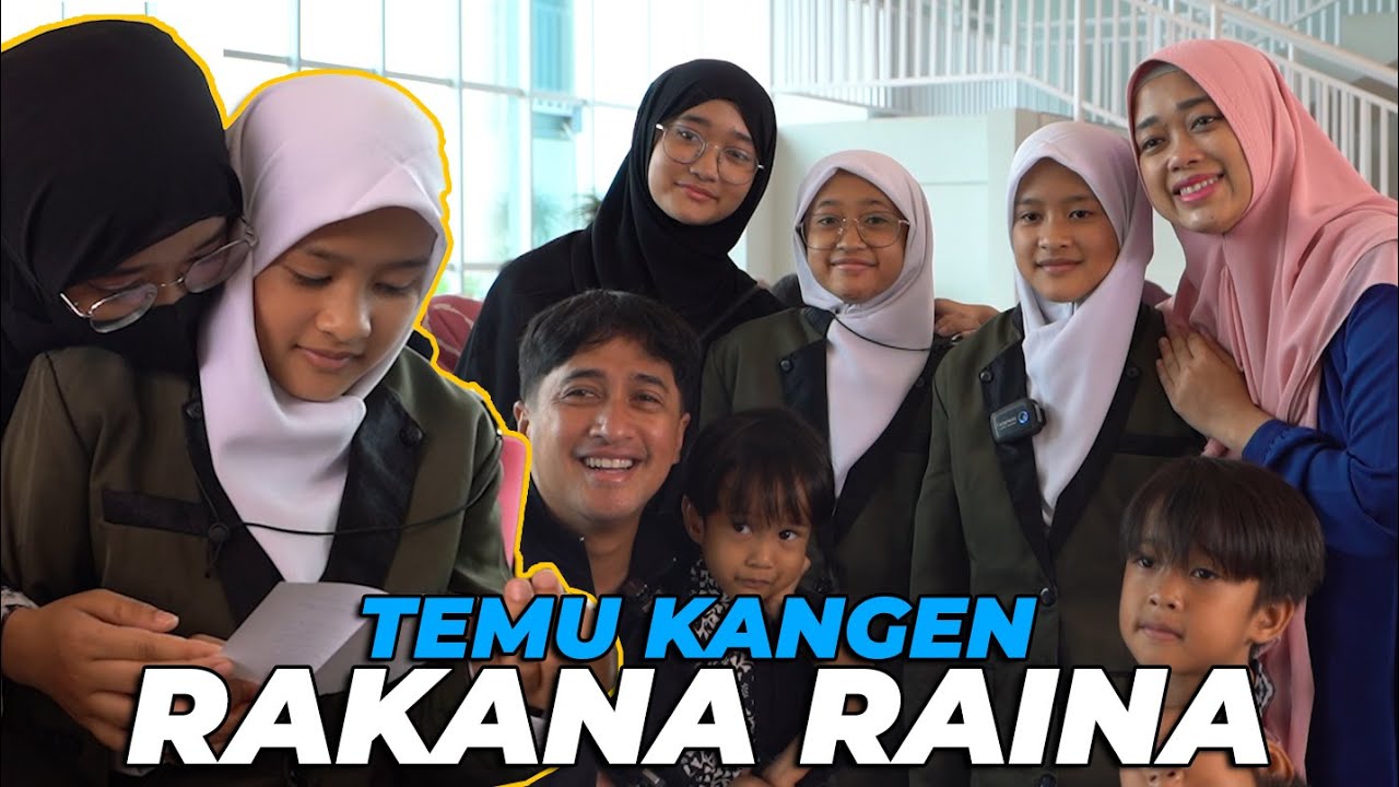 HARUU..!! MOMENT SPESIAL BERTEMU RAKANA RAINA DI PESANTREN
