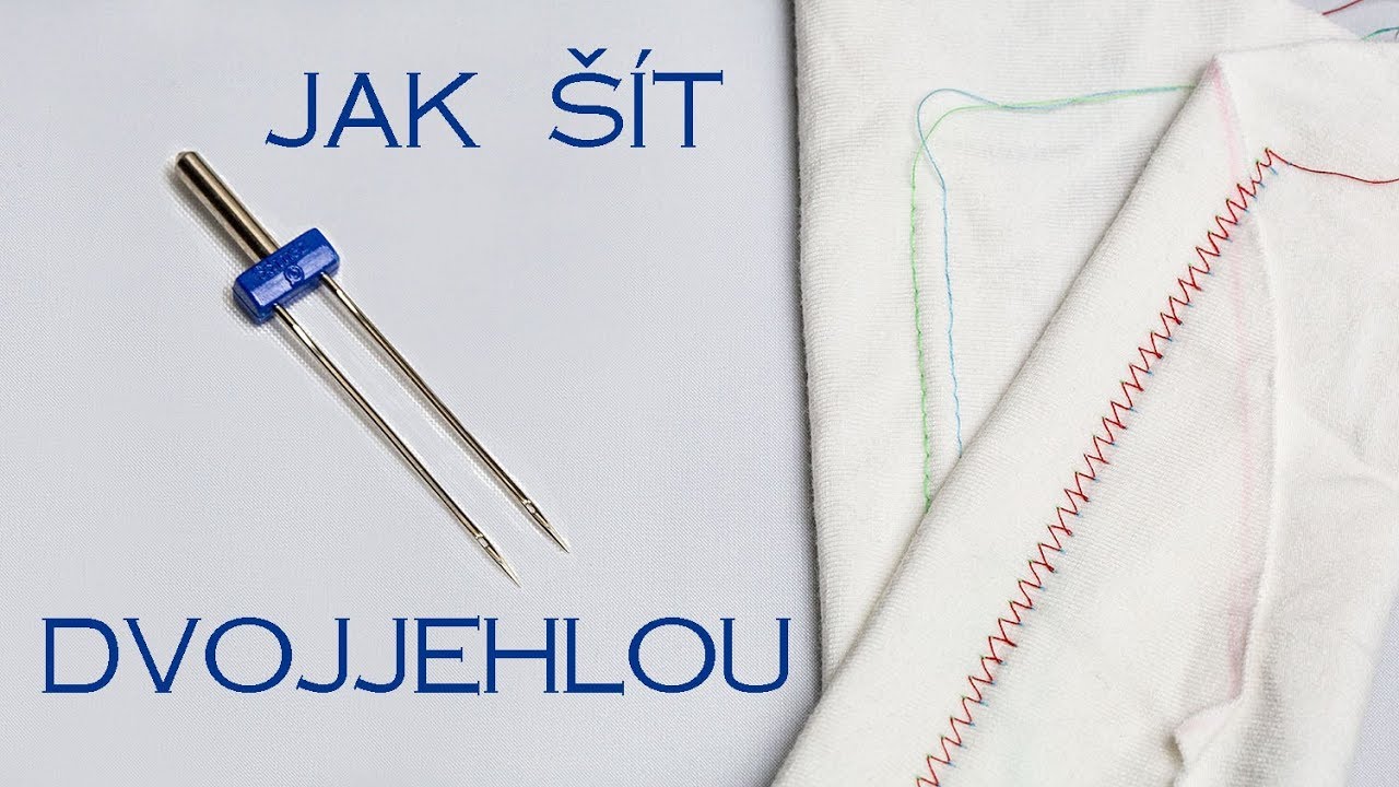 Jak šít dvojjehlou - napětí spodní niti | Caramilla Easy