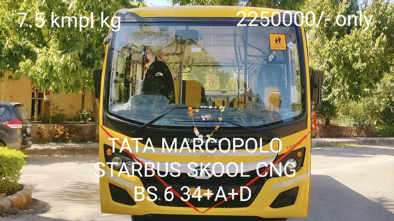 TATA MOTORS NEW CNG SCHOOL BUS    34 SEAT