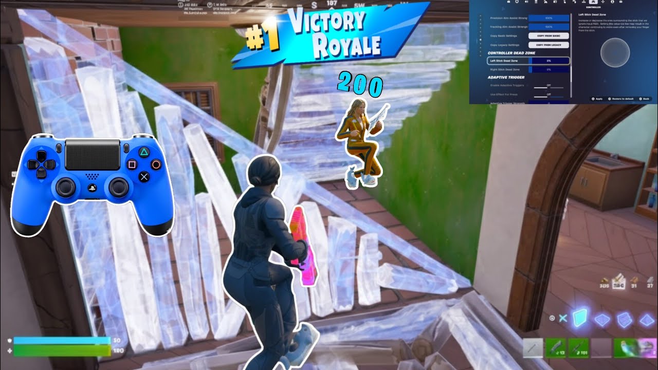 Unreal was too easy so i won a tournament | PS4 controller + Best Controller settings Fortnite