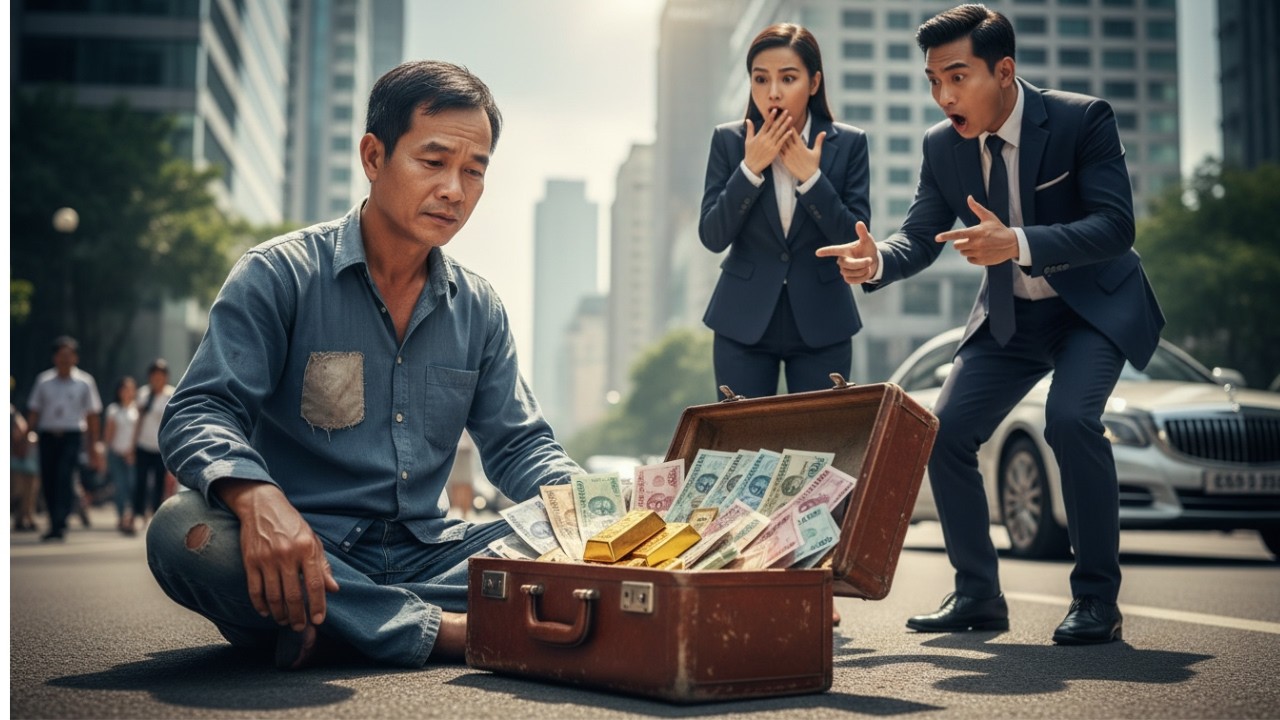 “Họ Giúp Một Người Đàn Ông Nghèo – Chỉ Sau Một Đêm Ông Trở Thành Tỷ Phú Khiến Tất Cả Sốc Nặng!”