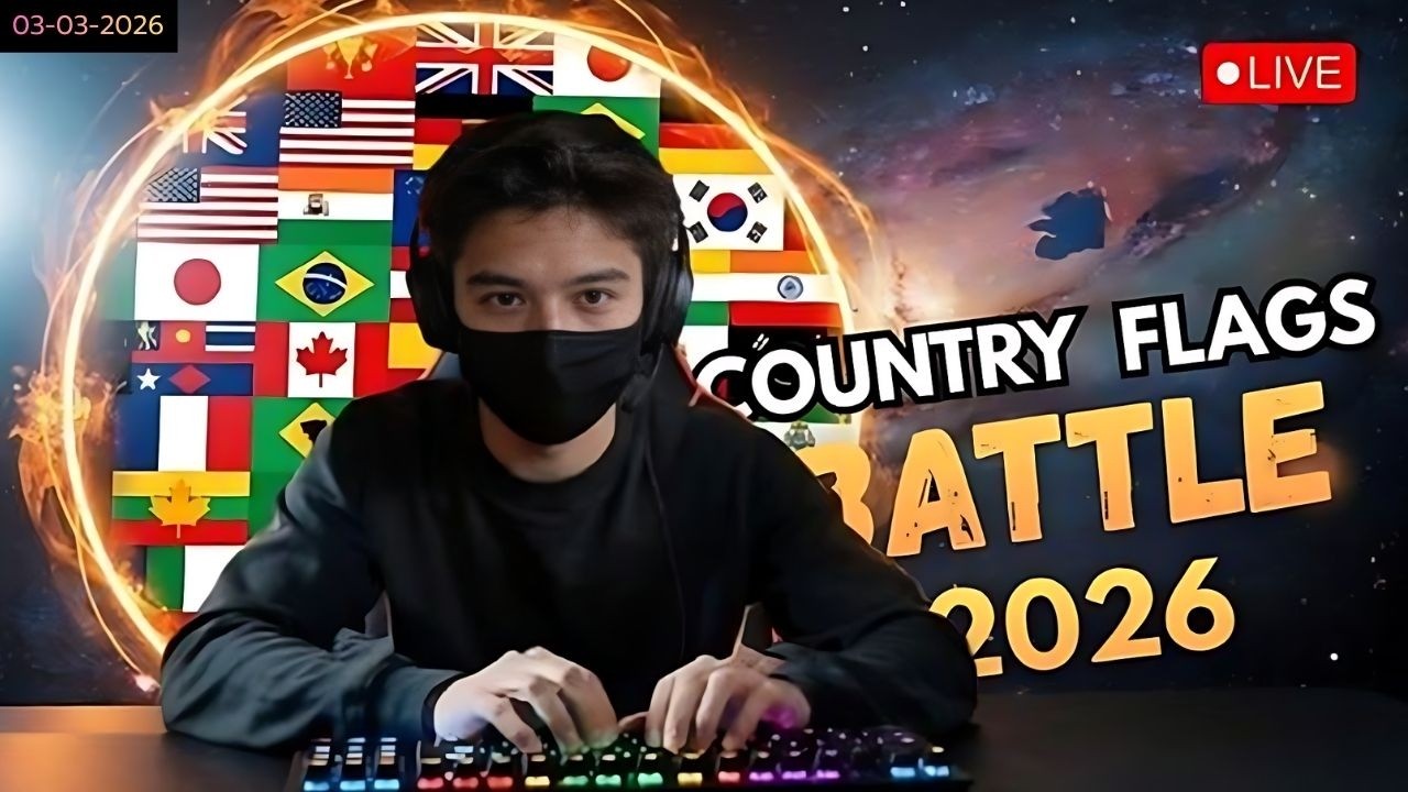 World Flag Battle Royale! 🚩 Can You Survive? 🌍 Geography Game LIVE 2026 🎮 (3.03)