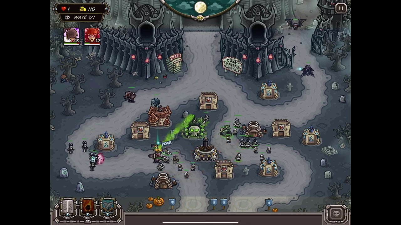 Kingdom Rush: Frontiers - Dusk Chateau Iron @ Veteran
