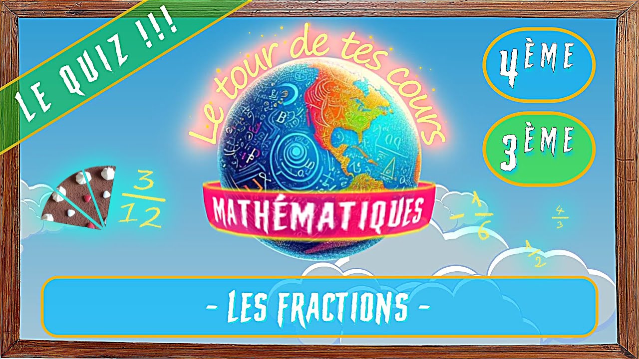 🏆Quiz spécial fractions: teste tes connaissances ! ✅