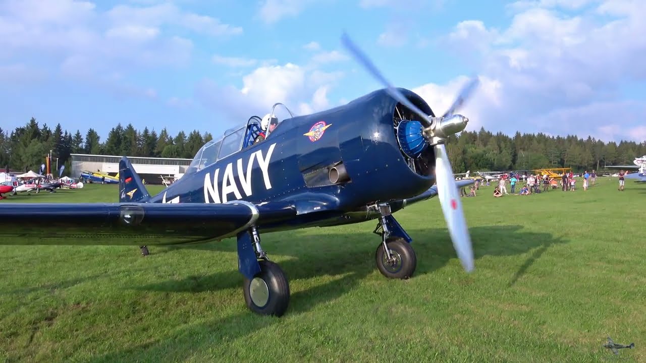 North American T-6 Supersix Evening Display
