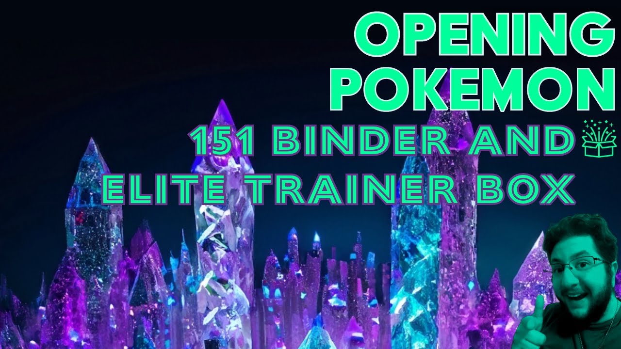 Opening Pokemon 151 Binder and Elite Trainer Box!