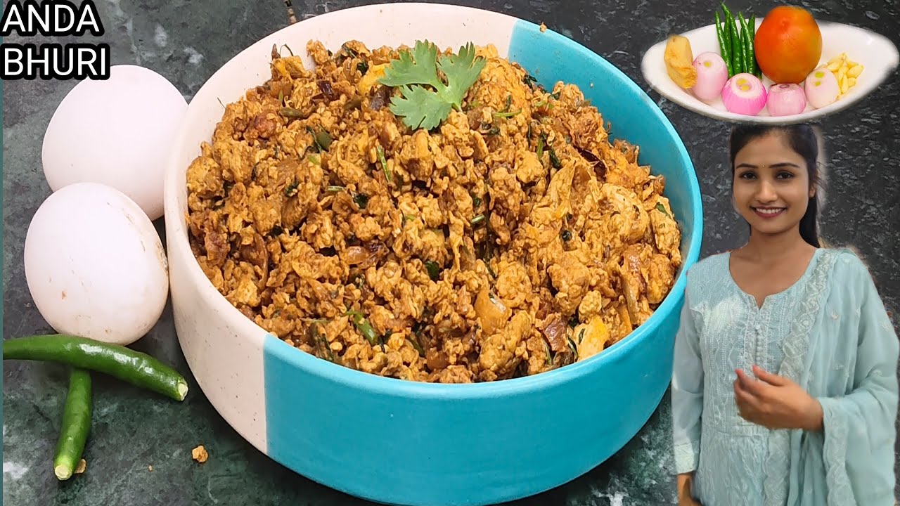 अंडे की भुर्जी बनाने का आसान तरीका। Ande Ki Bhurji | Anda Bhurji Recipe | Egg Bhurji - Street Food