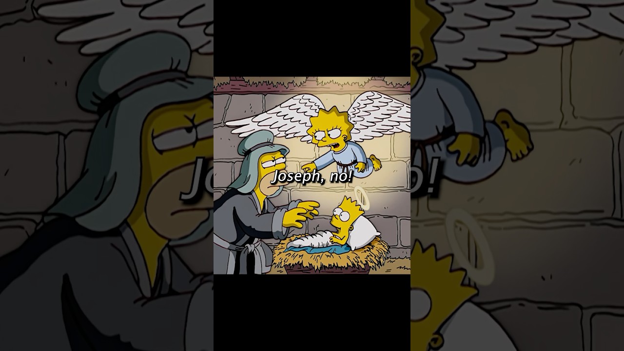 How Jesus was born in The Simpsons...😨