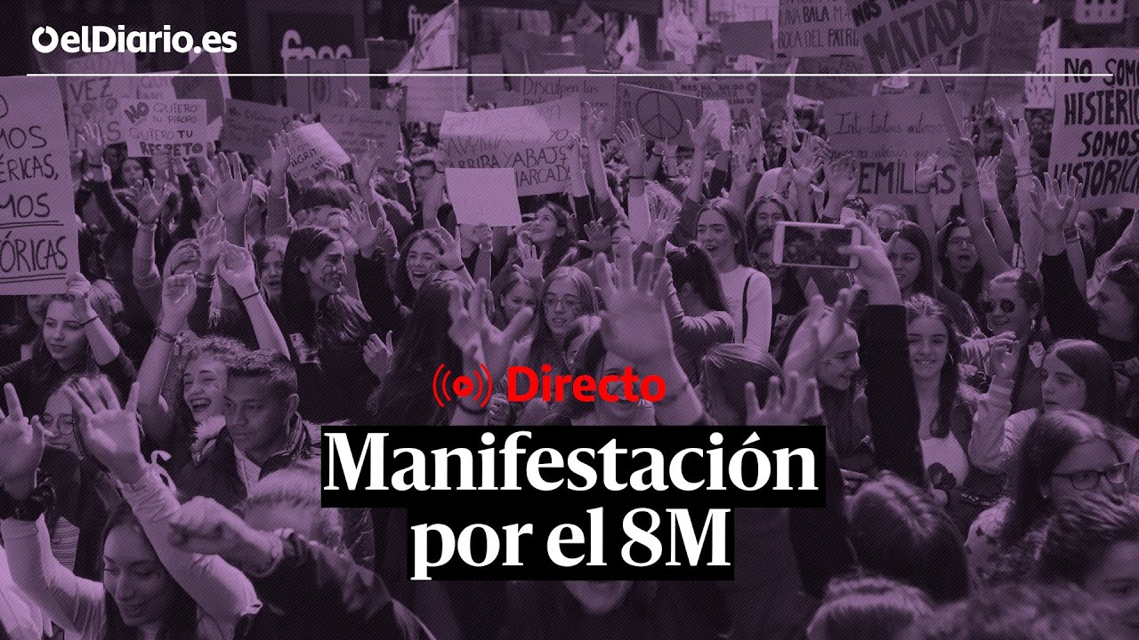 🟣 DIRECTO | Manifestación por el #8M desde la Gran Vía de Madrid