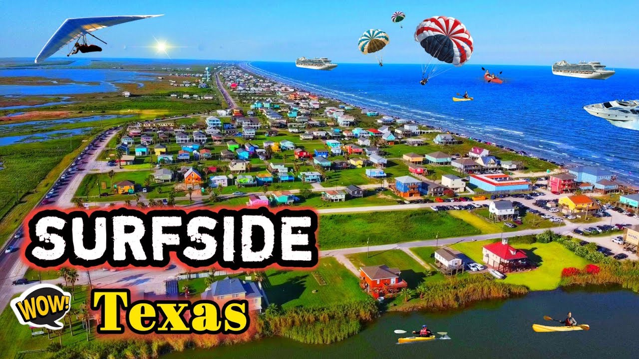 Surfside Beach |Tour Texas |Drone Footage