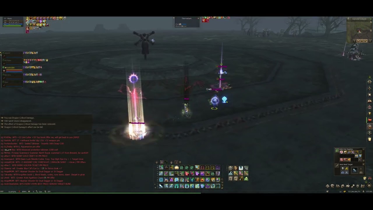 Lineage 2 Eviscerator PvP: Keep distance, bro.