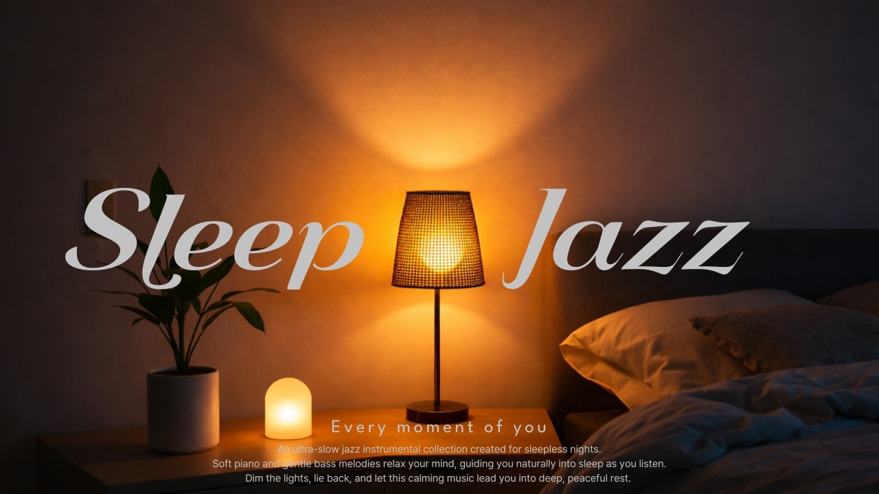 Playlist | 잠잘때 듣기 좋은 잔잔한 재즈 🌙 | 수면, 깊은잠, 꿀잠을 위한 Relaxing Jazz Music