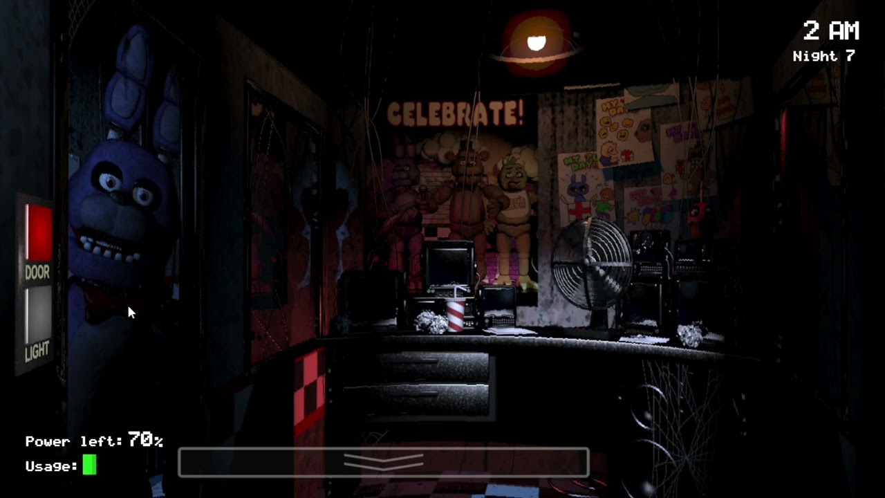 FNaF 1 4/20 Mode With 28% Power Perfect Greenrun (Tied WR, Bug)