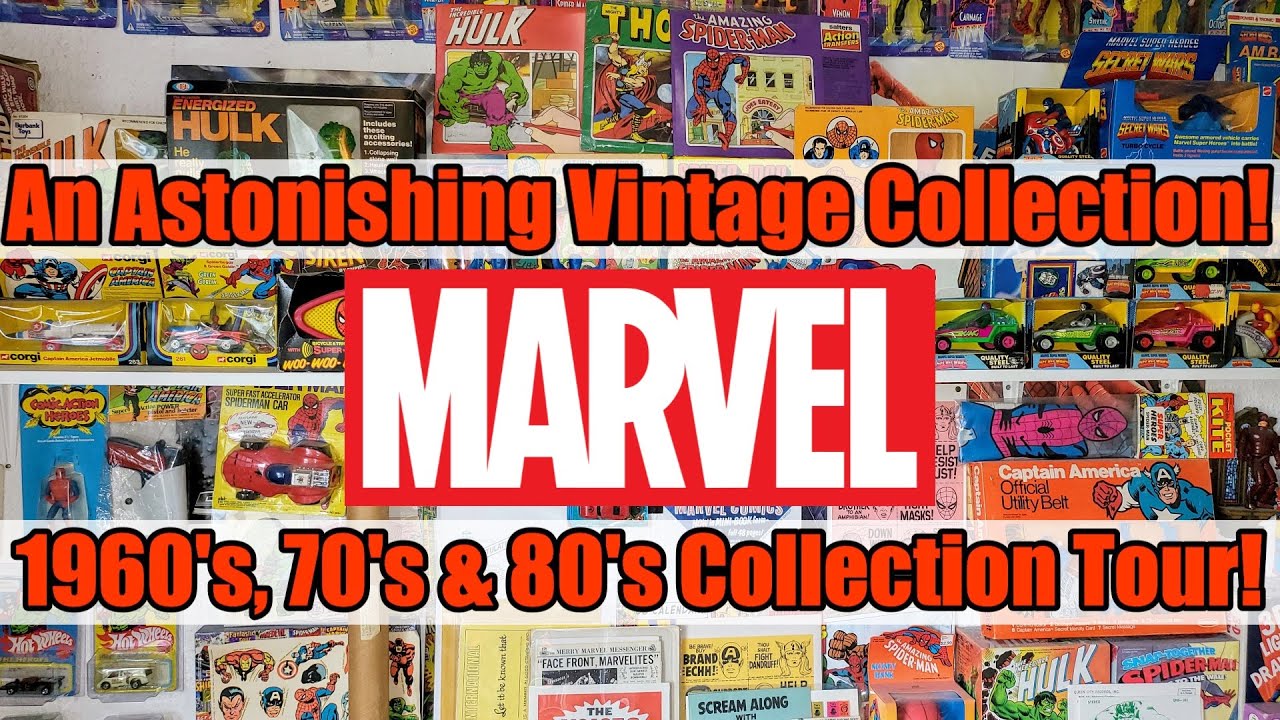 Incredible - Vintage - Marvel Comics - Memorabilia Collection Tour - 1960's, 1970's + 1980's!