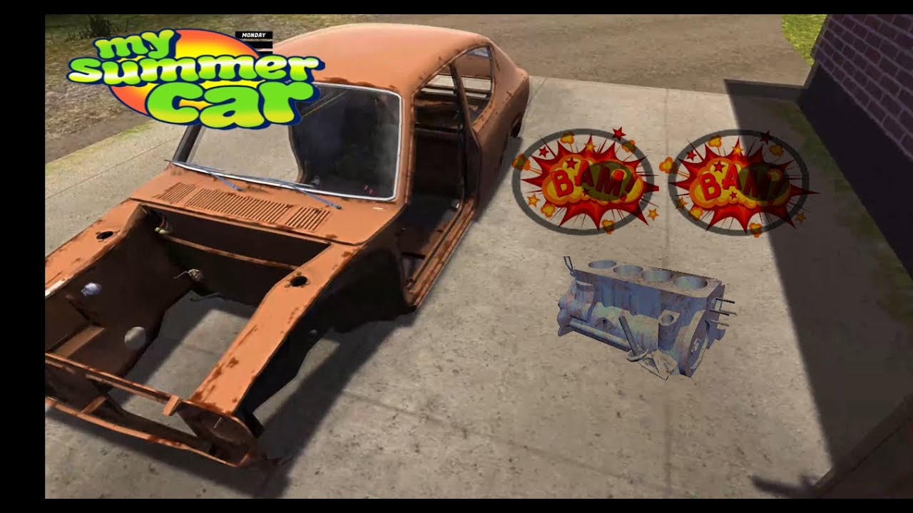 my summer car Very Bad Fishing Trip  Blew Up My Eyes and engine block