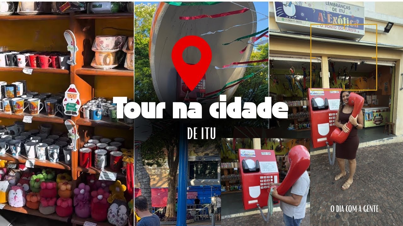 Você precisa ver isso: um TOUR pelo centro de ITU e suas coisas gigantes 😳