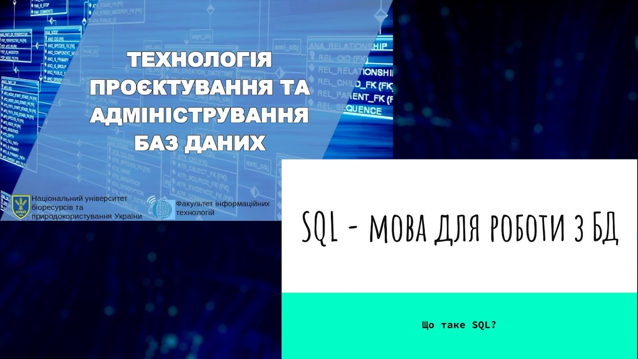Лекція | Знайомство з SQL: Що таке мова SQL