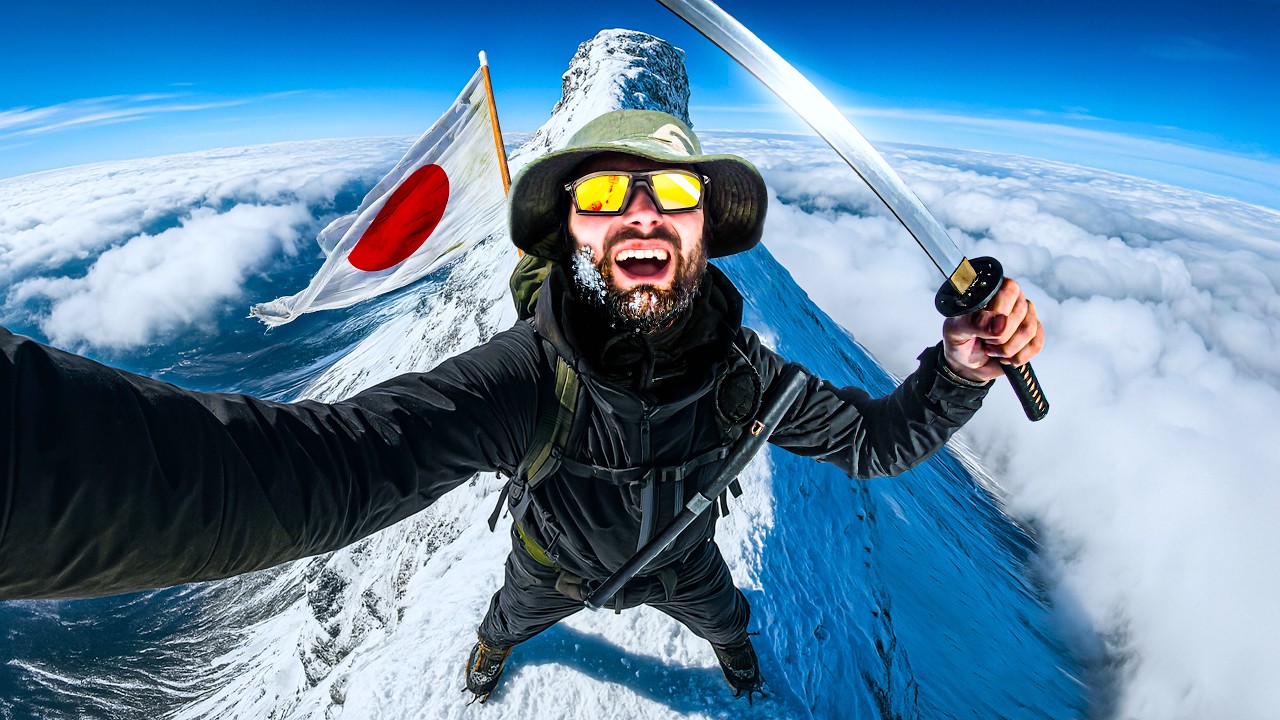 Je grimpe le MONT FUJI en plein HIVER par la voie du Samuraï