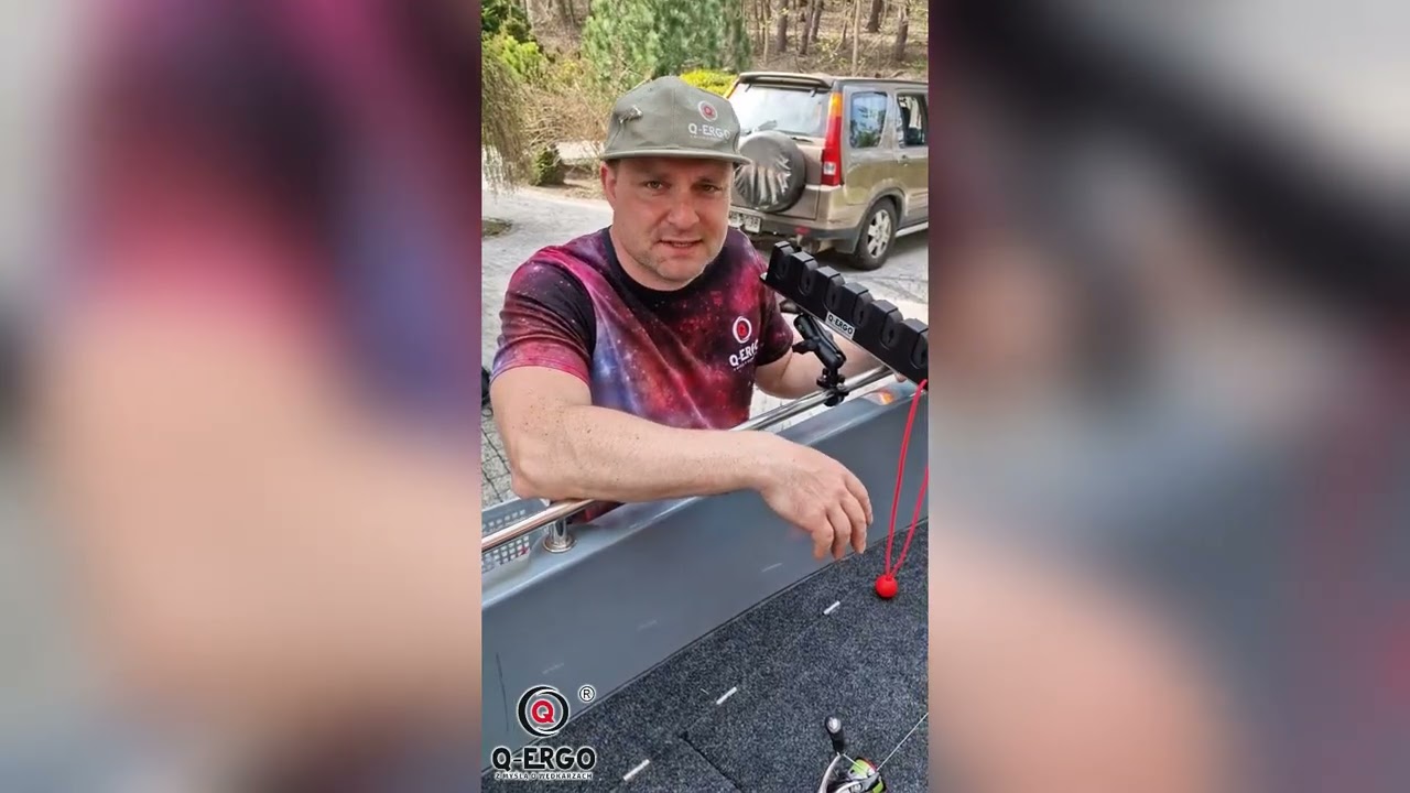 Montaż i użytkowanie uchwytów na wędki Q-ERGO na relingu