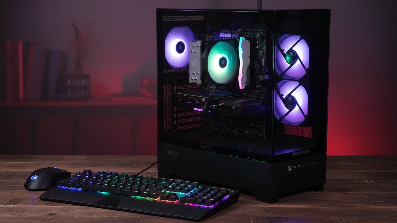 iBUYPOWER Gaming Desktop | Intel Core i5 14400F – 8GB NVIDIA GeForce RTX 5060 Graphic