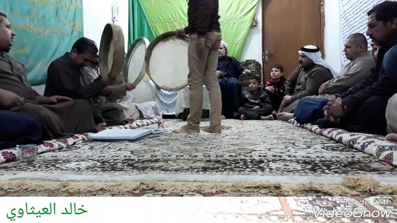 الوان ذكر الحبيب الوان-مشيوح رحل ظل القلب حزنان)المداح عيسى العبود في دار سيد يونس العيثاوي