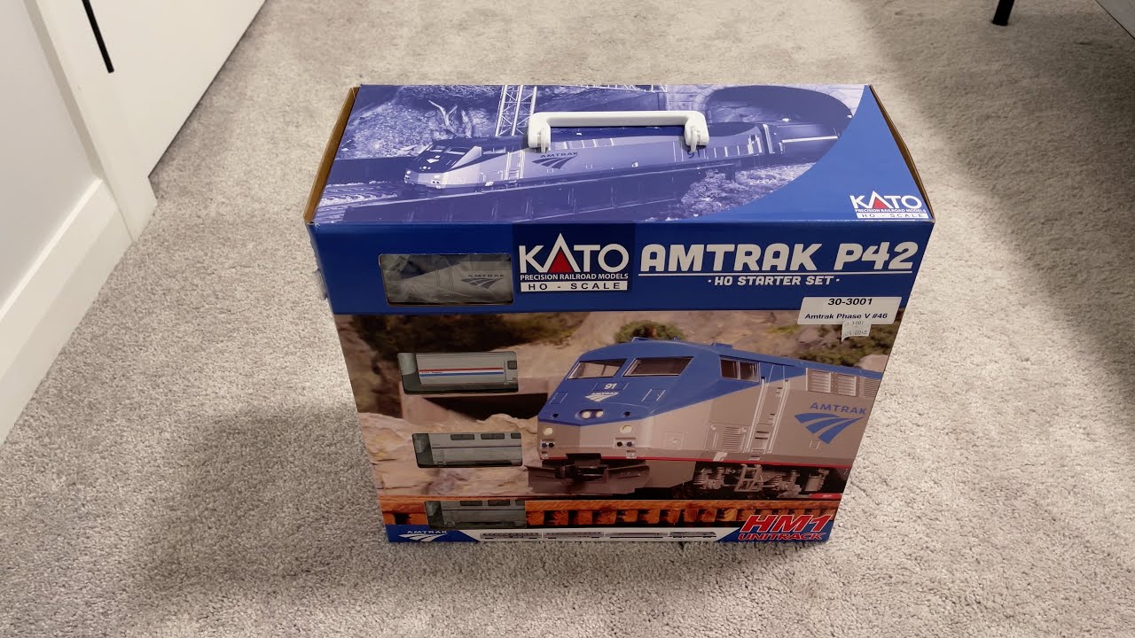 KATO Amtrak P42 HO Starter Set Unboxing