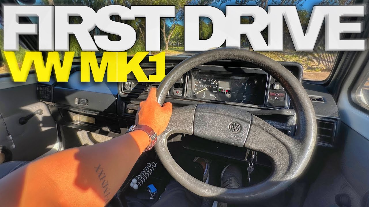First drive in my NEW Volkswagen Golf Mk1🔥 #cars #vw #mk1