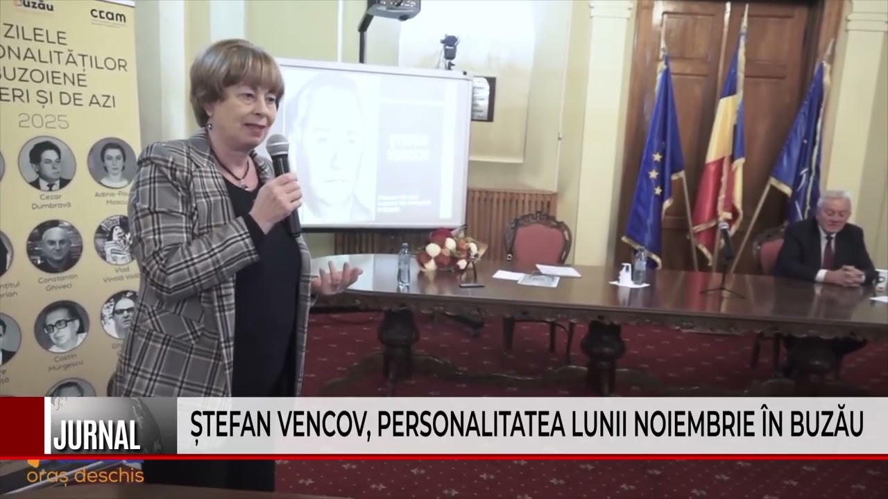 ȘTEFAN VENCOV, PERSONALITATEA LUNII NOIEMBRIE ÎN BUZĂU
