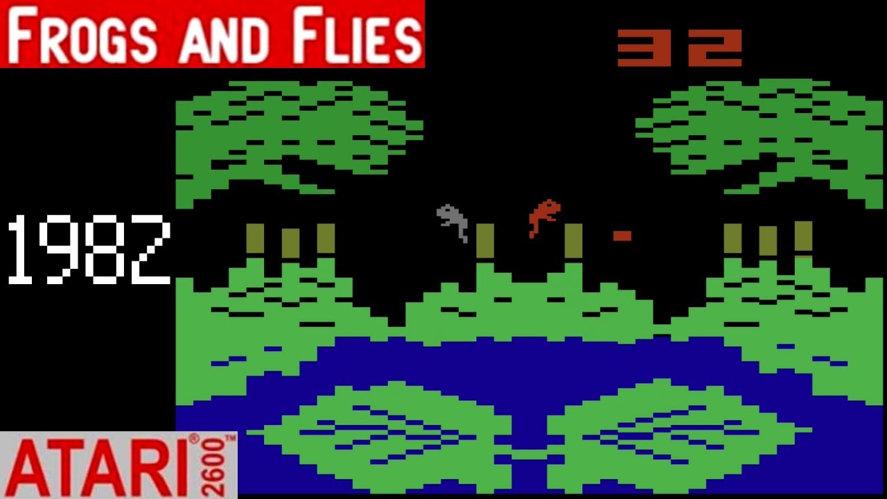 Frogs and Flies - Atari 2600 - (1982) - Mattel Electronics - Retro Nostalgia