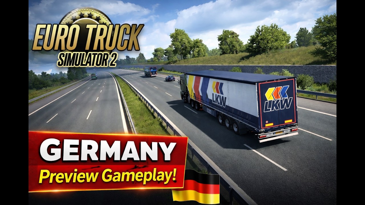 ETS2 Ultra Graphics Gameplay | Driving in Germany 🇩🇪 | Euro Truck Simulator 2 PC