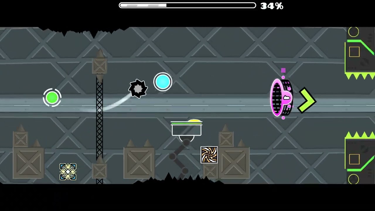Geometry Dash- full version of lvl ARROWS